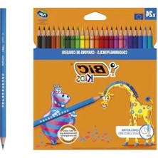 Esranın Dünyası 24'lü Kuru Boya Kalemi Seti - Çiğnemeye Dayanıklı