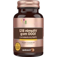 Esranın Dünyası 1000 Mcg Methylcobalamin Vitamin B12, 100 Dilaltı Tablet