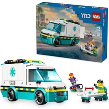 Esranın Dünyası Acil Yardım Ambulansı Model Aracı - 5 Yaş ve Üzeri Çocuklar Için Eğlenceli Yapım Seti