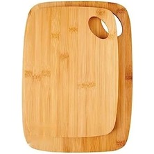 Esranın Dünyası 2'li Bambu Kesme Tahtası Seti - Farklı Boyutlar