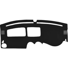 Esranın Dünyası Siyah Kenar Renkli Torpido Koruma Halısı - Volkswagen Caddy 2004+