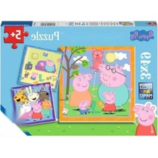Esranın Dünyası 3X49 Parça Peppa Pig Puzzle Seti