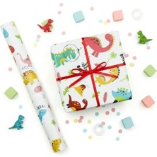 Esranın Dünyası 70X100 cm Çocuk Temalı Premium Hediye Paketleme Kağıdı Seti, 2'li Rulo