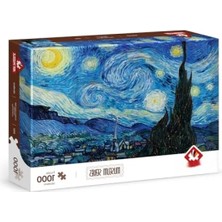 Esranın Dünyası Sanat Eserleri Puzzle Seti - Yıldızlı Gece 1000 Parça