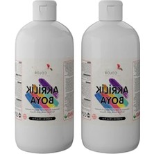 Esranın Dünyası Beyaz Akrilik Boya Seti - 2X500GR