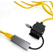 Esranın Dünyası Obd2 Ethernet Arayüz Kablosu - Bmw Uyumlu