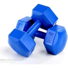 Esranın Dünyası 2 Adet Mavi Renkli 5'lik Dambıl Seti