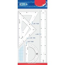 Esranın Dünyası 4'lü Maxi Cetvel Seti, 30 cm