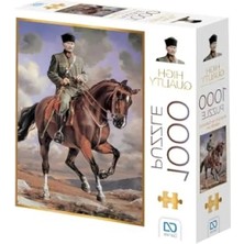 Esranın Dünyası 1000 Parça Atatürk ve Atı Puzzle - 48X68 cm