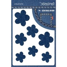 Esranın Dünyası Kendinden Yapışkanlı Denim Kot Yaması - Koyu Mavi