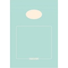 Esranın Dünyası A5 Boyutunda Karton Kapaklı Bloknot - Mint Renk, 80 Yaprak