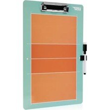 Esranın Dünyası Çift Taraflı Voleybol Taktik Tahtası - 35X22 cm
