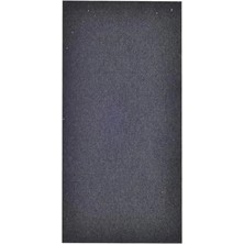 Esranın Dünyası Yapışkanlı Siyah Keçe Altlık - 12 x 24 cm - Büyük Model, Parke Koruma