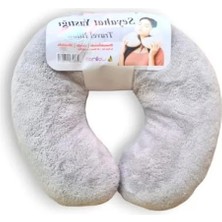 Esranın Dünyası Gri Seyahat Boyun Yastığı