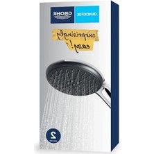 Esranın Dünyası 2 Akışlı El Duşu - Yağmur ve Jet Fonksiyonu, Krom Kaplama