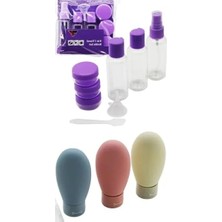 Esranın Dünyası Seyahat Şişe Seti - 13 Parça, Uçak Uyumlu ve Sızdırmaz Tasarım