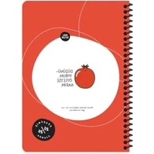 Esranın Dünyası Düşünüyorum Öyleyse Narım Tasarımlı Spiralli Akademik Ajanda