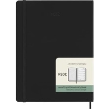 Esranın Dünyası Haftalık Planlayıcı - Xl Boyut, Sert Kapak, Siyah, 12 Ay