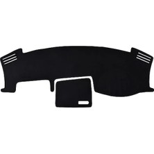 Esranın Dünyası Volkswagen Transporter T5 (2004-2016) Uyumlu Siyah Torpido Koruma Halısı