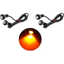 Esranın Dünyası 4 Adet Turuncu Kartal Gözü Gündüz LED Aydınlatma