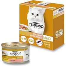 Esranın Dünyası Parça Etli Somon Tavuk Kedi Yaş Maması 24X85 gr