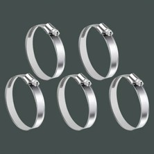 Esranın Dünyası 5 Adet Ayarlanabilir Paslanmaz Çelik Hortum Kelepçesi 25X42 mm