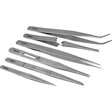 Esranın Dünyası Paslanmaz Çelik Cımbız Seti - 6 Parça, 160 mm Uzunluk