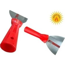 Esranın Dünyası Plastik Saplı Metal Spatula, 10 cm Boyutunda