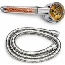 Esranın Dünyası Mineralli Filtreli Duş Başlığı ve Paslanmaz Çelik Hortum Seti - Yüksek Basınçlı