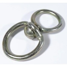 Esranın Dünyası Kalın Çelik Zincir Halat Bağlama Fırdöndü, 10 cm