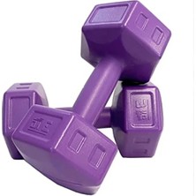 Esranın Dünyası 3 Ağırlık Içeren Mor Dambıl Seti - Toplam 6 kg