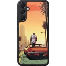 BG AKSESUAR Samsung Galaxy M34 Uyumlu Gta Tasarımlı Glossy Premium Kılıf