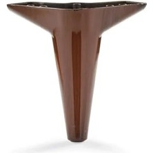 Esranın Dünyası Modern Konik Ayak - Ceviz Renk, 15 cm Yükseklik, Vidalar Dahil
