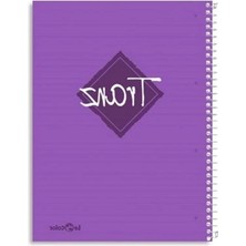 Esranın Dünyası A5 Çizgili Defter - 200 Sayfa Mor Renk