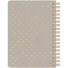 Esranın Dünyası Noktalı Bullet Journal Pro Defter, Kum Renk, 17X24CM