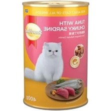 Esranın Dünyası Bodur Sardalya ile Ton Balıklı Kedi Konservesi, 400 gr