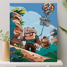 Esranın Dünyası Numaralandırılmış Tuval Boyama Seti (40X50 Cm)