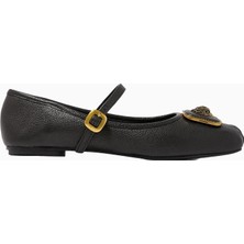 Kurt Geiger Pimlico Deri Lüks Stil Kadın Babet