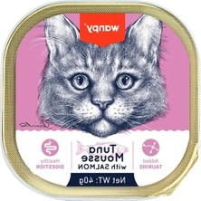 Esranın Dünyası Alüminyum Tray Yaş Mama, 40G 6'lı, Ton Balıklı ve Somonlu