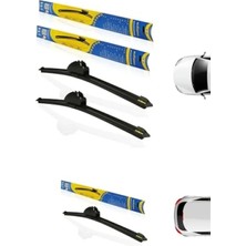 Esranın Dünyası Ford Tourneo Courier 2014-2022 Uyumlu 3'lü Muz Silecek Takımı