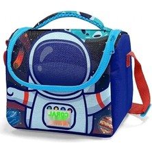 Esranın Dünyası Mavi Astronot Temalı Çocuk Beslenme Çantası