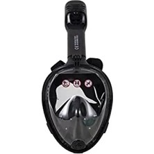 Esranın Dünyası Yüzme Aksesuarı Fullface Silikon Maske ve Şnorkel Seti (S/m)