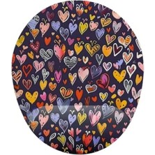 Esranın Dünyası Kalp Desenli Bilek Destekli Mouse Pad