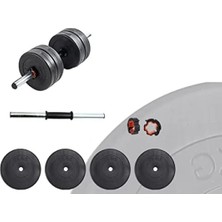 Esranın Dünyası Fitness Ağırlık Seti - Ayarlanabilir Dambıl ve Kısa Bar