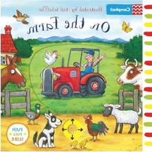 Esranın Dünyası Çiftlik Temalı Push, Pull ve Slide Karton Kitap