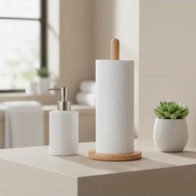 Esranın Dünyası Doğal Bambu Ahşap Dikey Kağıt Havluluk