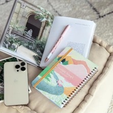 Esranın Dünyası Spiralli Sert Kapak Seyahat Defteri - 12,5 x 18 Cm, Manzara