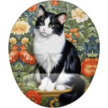 Esranın Dünyası Vintage Kedi Temalı Mouse Pad