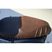 Esranın Dünyası Kahverengi Motosiklet Deri Sele Kılıfı