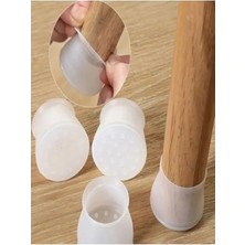 Esranın Dünyası Sandalye Ayak Koruyucu, 12 Adet Silikon Kapak